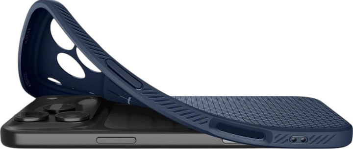 Etui Spigen Liquid Air na iPhone 17 Pro Deep Blue (8800283314649) - obraz 7