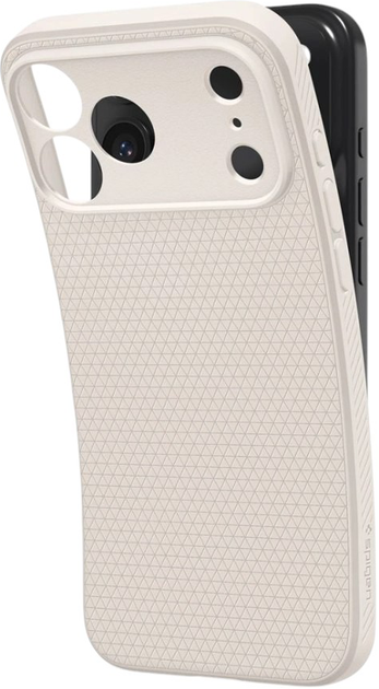 Панель Spigen Liquid Air na iPhone 17 Pro Titanium (8800283314663) - зображення 5