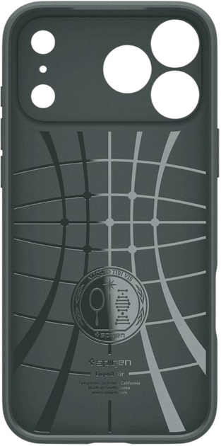 Etui Spigen Liquid Air na iPhone 17 Pro Dark Green (8800283314656) - obraz 3