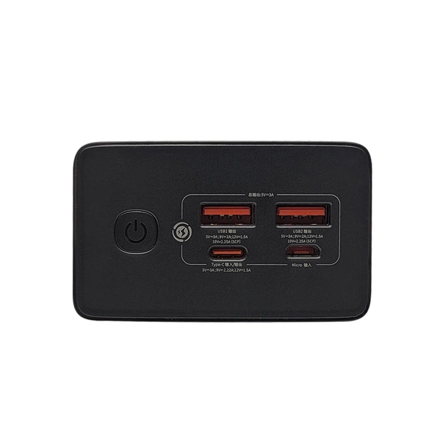 Повербанк Baseus STAR-LORD PPXJ30 (PPXJ060101) 2USB, Type-C, MicroUSB, 30000 mah, 22.5W, PD, QC, Black - Фото 7 Повербанк Baseus STAR-LORD PPXJ30 (PPXJ060101) 2USB, Type-C, MicroUSB, 30000 mah, 22.5W, PD, QC, Black - изображение 7