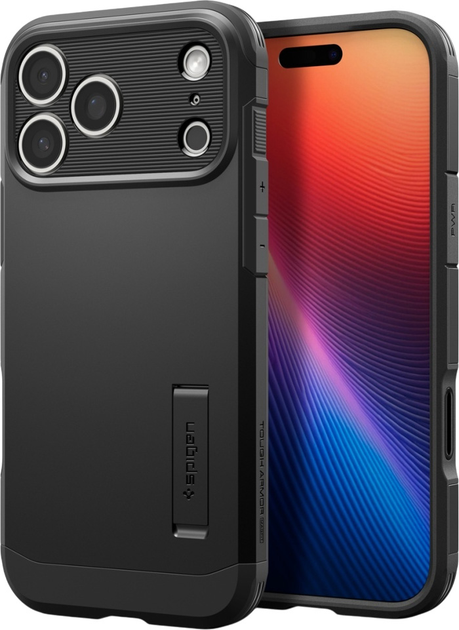 Панель Spigen Tough Armor "T" MagSafe для Apple iPhone 17 Pro Black (8800283314939) - зображення 1