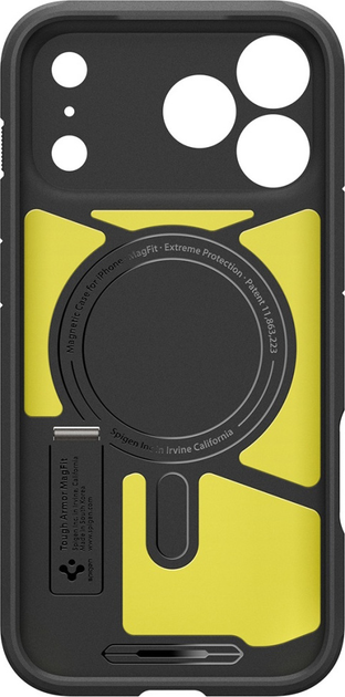 Etui plecki Spigen Tough Armor "T" MagSafe do Apple iPhone 17 Pro Max Gun Metal (8800283314304) - obraz 3