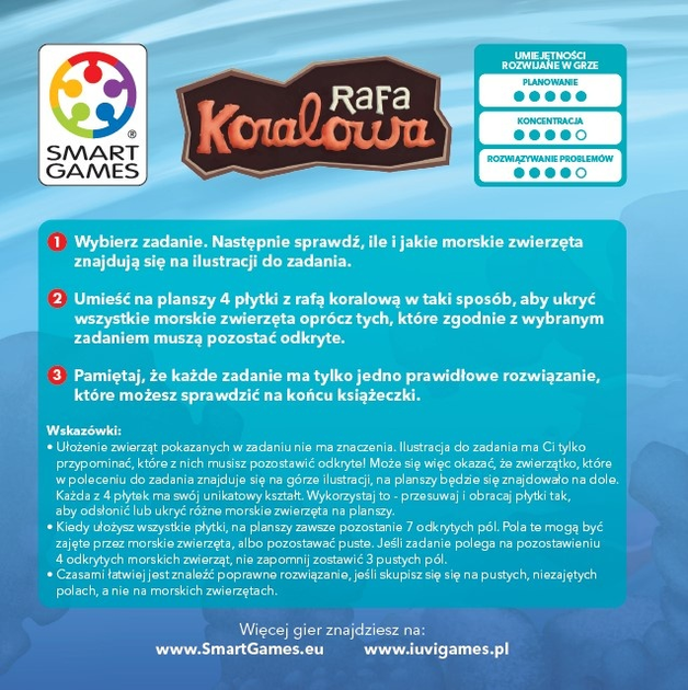 Puzzle magnetyczne IUVI Games Smart Games Rafa koralowa 4 elementy (5907628970409) - obraz 7