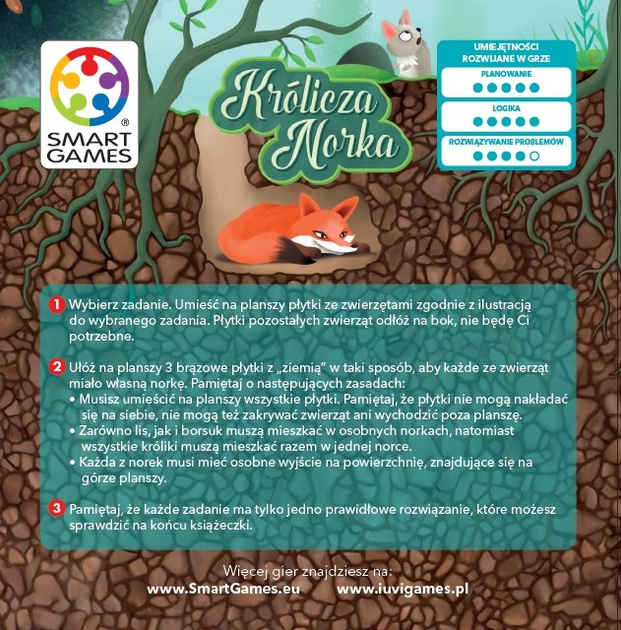 Puzzle magnetyczne IUVI Games Smart Games Królicza norka 9 elementów (5907628970447) - obraz 7
