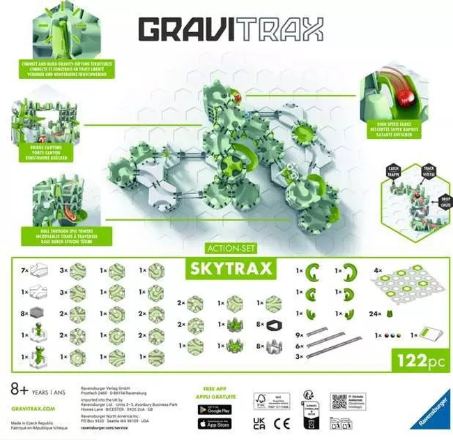 Zestaw startowy Ravensburger Gravitrax Szlaki powietrzne M 25959 (4005556259595) - obraz 7