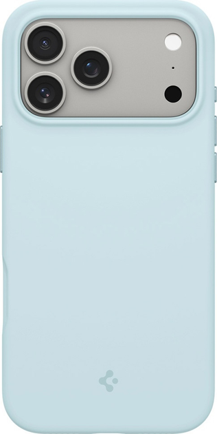 Etui plecki Spigen Silicone Fit MagSafe do Apple iPhone 17 Pro Light Blue (8800283314700) - obraz 2