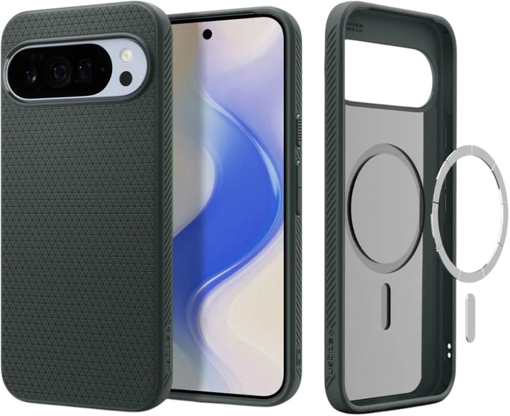 Панель Spigen Liquid Air MAG для Google Pixel 10 Pro XL Dark Green (8800283307801) - зображення 6