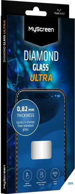 Захисне скло MyScreen Diamond Glass Ultra для Apple iPhone 15 Pro Max Black (MD7922 DG ULTR) - зображення 1
