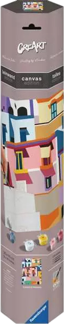 Malowanie po numerach Ravensburger CreArt Kolorowe domki 30 x 40 cm (4005556255276) - obraz 1