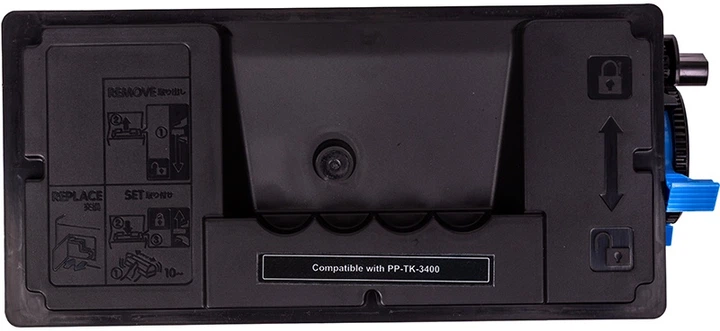 Картридж PowerPlant совместимый аналог Kyocera PA4500x (TK-3400) с чипом Black (PP-TK-3400) - изображение 2