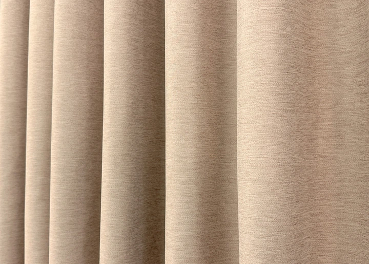 Комплект штор (2шт. 2х2,7м.) блэкаут двусторонний, коллекция "Eclipse". Цвет песочный. Код 1817ш 32-137 5142892 - изображение 7