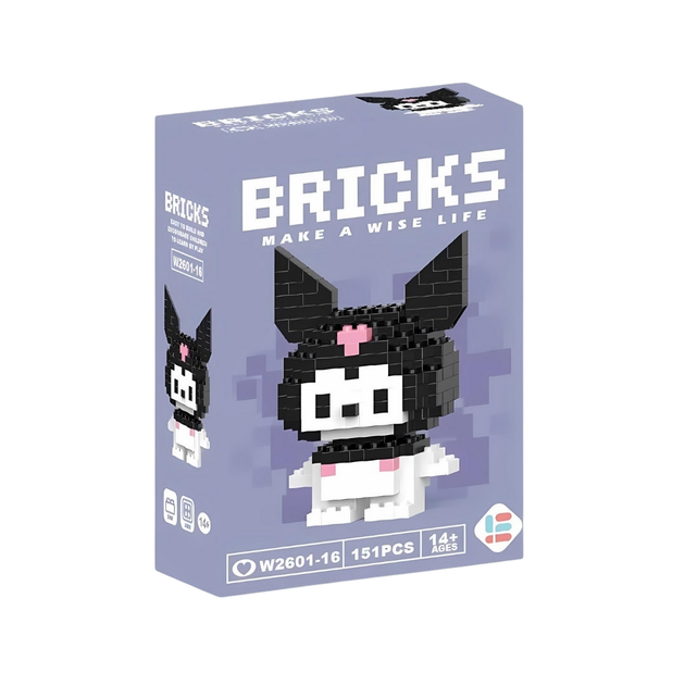 Конструктор фигурка BRICKS Sanrio Hello Kitty, Mimmy, My Melody, Kuromi Набор 4 шт - изображение 5