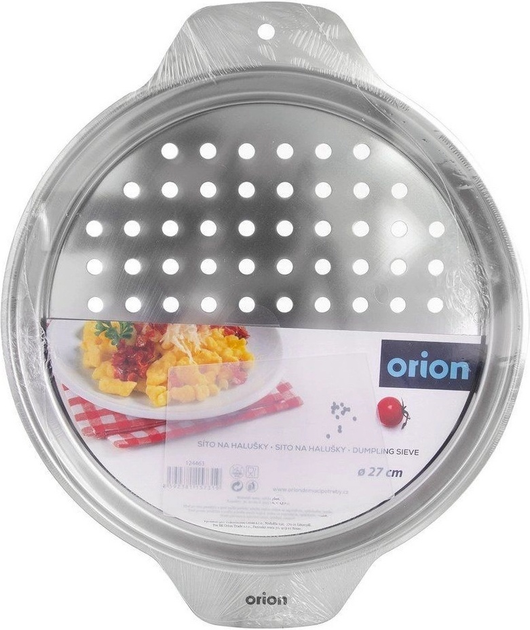 Тертка для галушок Orion сталева 27 см + універсальна лопатка (8592381157319) - зображення 2