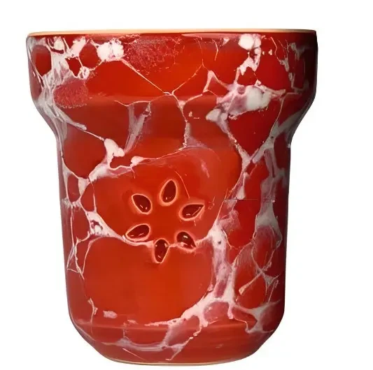 Чаша для кальяна Solaris Classic Eva Red White - Фото 2 Чаша для кальяна Solaris Classic Eva Red White - изображение 2