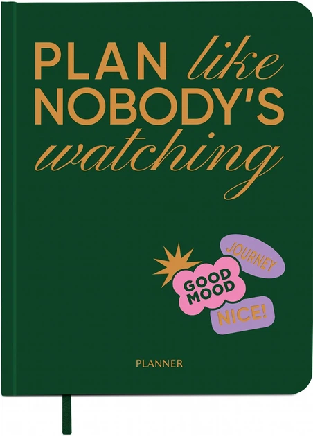 Блокнот для планування Orner Plan Like Nobody's Watching Зелений (orner-3130) - Фото 1 Блокнот для планування Orner Plan Like Nobody's Watching Зелений (orner-3130) - зображення 1