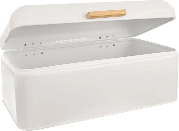Хлібниця Orion Whiteline металева 42 x 24 x 16.5 см Біла (8592381176631) - зображення 5