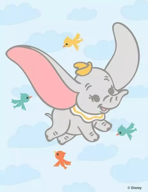 Malowanie po numerach Ravensburger CreArt Disney Baby Dumbo 18 x 24 cm (4005556258994) - obraz 2