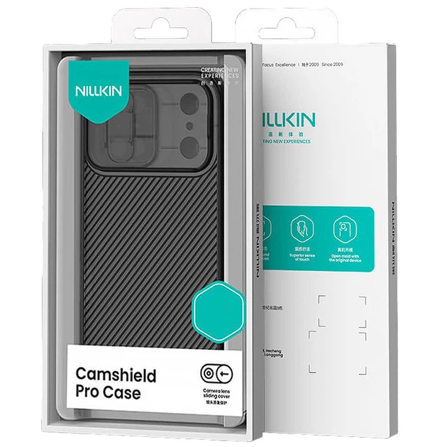Карбоновая накладка Nillkin CamShield Pro для iPhone 17 Pro Transparent black - изображение 6