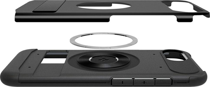 Etui plecki Spigen Slim Armor MagSafe do Apple iPhone 16e Black (8809971239592) - obraz 5