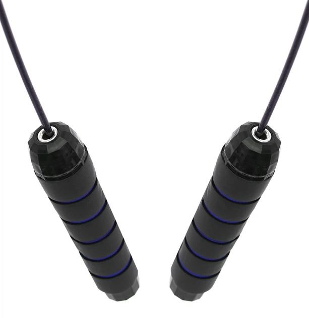 Скакалка скоростная для кроссфита Cornix Speed Rope Classic XR-0147 Black/Blue - Фото 3 Скакалка скоростная для кроссфита Cornix Speed Rope Classic XR-0147 Black/Blue - изображение 3