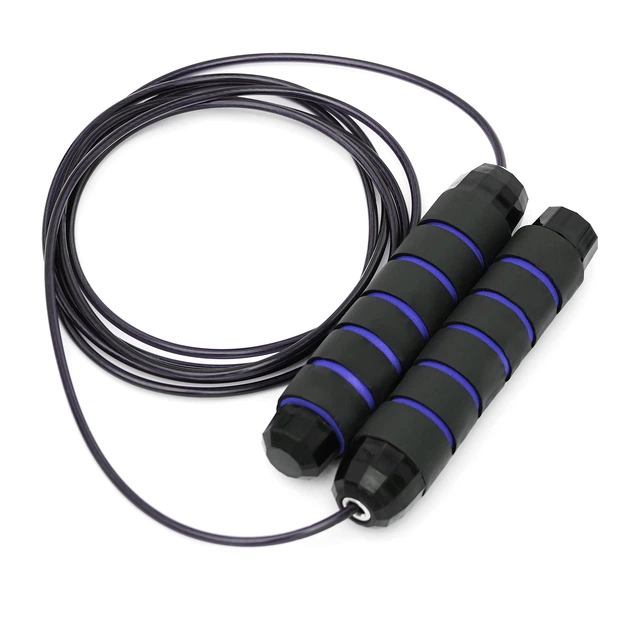 Скакалка скоростная для кроссфита Cornix Speed Rope Classic XR-0147 Black/Blue - Фото 2 Скакалка скоростная для кроссфита Cornix Speed Rope Classic XR-0147 Black/Blue - изображение 2