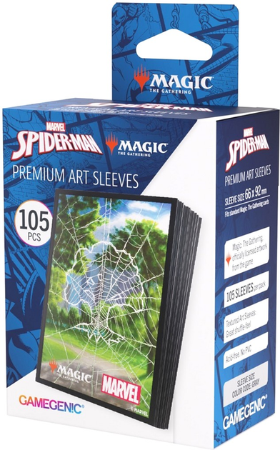 Koszulki na karty Gamegenic Magic the Gathering - Marvel's Spider-Man - Forest (4251715421963) - obraz 2