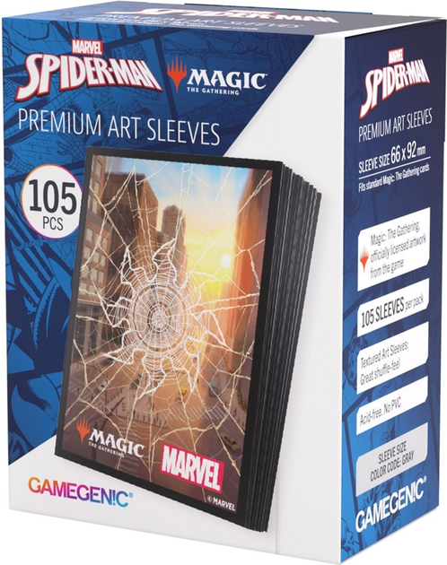 Протектори для карт Gamegenic Magic the Gathering - Marvel's Spider-Man - Plains (4251715421925) - зображення 4