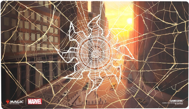 Ігровий килимок Gamegenic Magic the Gathering - Marvel's Spider-Man - Shiny Playmat - Plains (4251715422021) - зображення 1