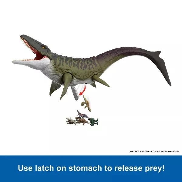 Игрушка Мир юрского периода: Возрождение - Мозазавр Jurassic World Rebirth Super Colossal Mosasaurus Action Figure Mattel - изображение 2