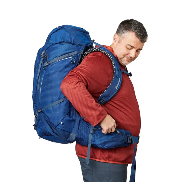Рюкзак туристичний Gregory 55 л KATMAI RC MD/LG EMPIRE BLUE 137237/7411 - изображение 3