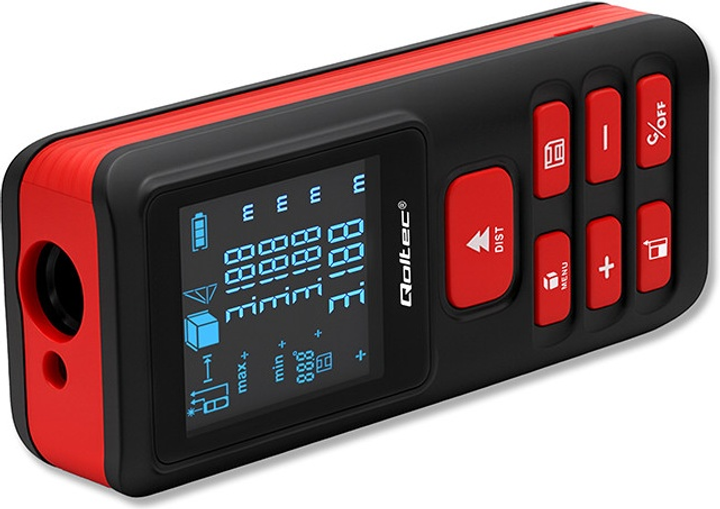 Лазерний далекомір Qoltec 50688 LCD 120m (5901878506883) - зображення 3