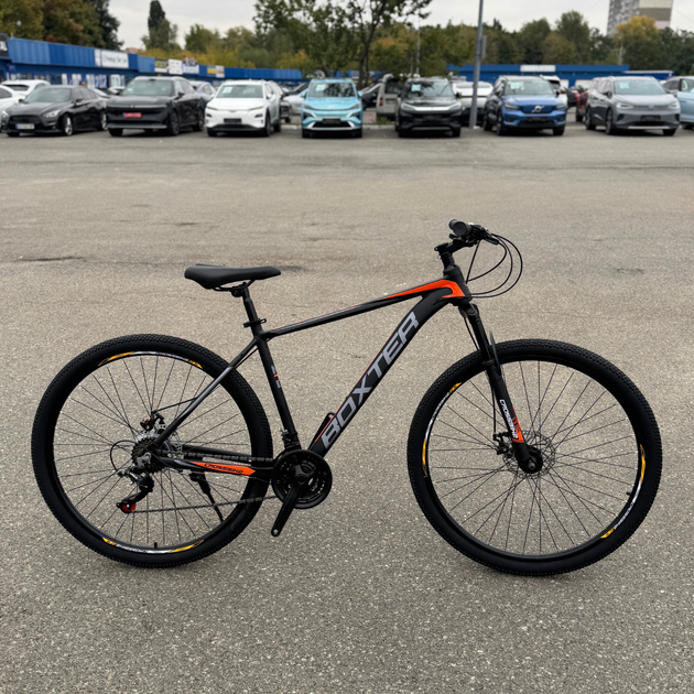 Велосипед CrossBike 29" Boxter 2025 Рама 19" black-red - изображение 2