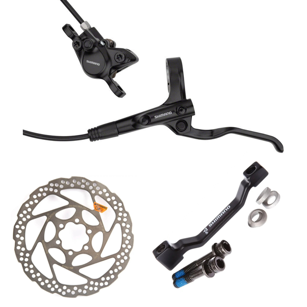 Комплект гидравлических тормозов Shimano MT-200 85/165 (передний+
