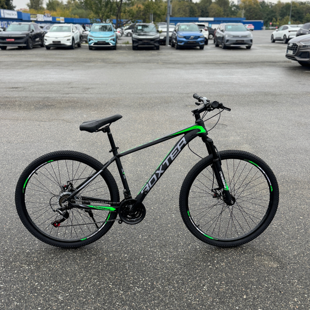 Велосипед CrossBike 29" Boxter 2025 Рама 19" black-green - изображение 2