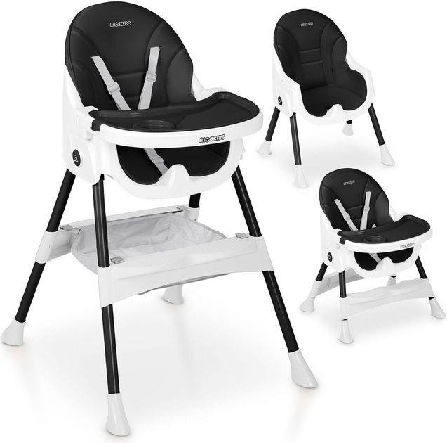 Крісло для годування Ricokids Mani 3 в 1 Чорне (5903890622121) - зображення 2