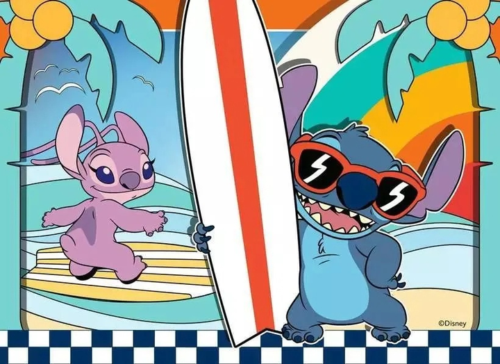 Zestaw puzzli Ravensburger Disney Stitch 4 w 1 12 + 16 + 20 + 24 elementów 12004106 (4005555041061) - obraz 2