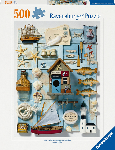 Пазл Ravensburger Морські мотиви 500 елементів 12000223 (4005555002239) - зображення 1