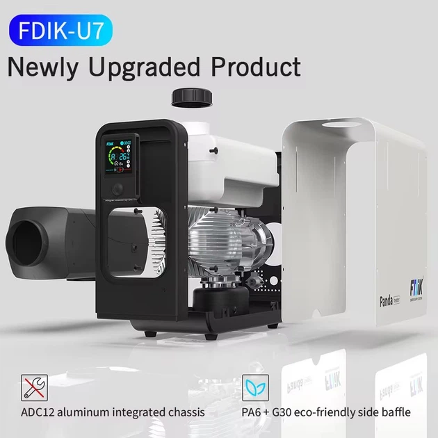 FDIK Panda U7 8 кВт. Переносной дизельный отопитель 12/24/220в