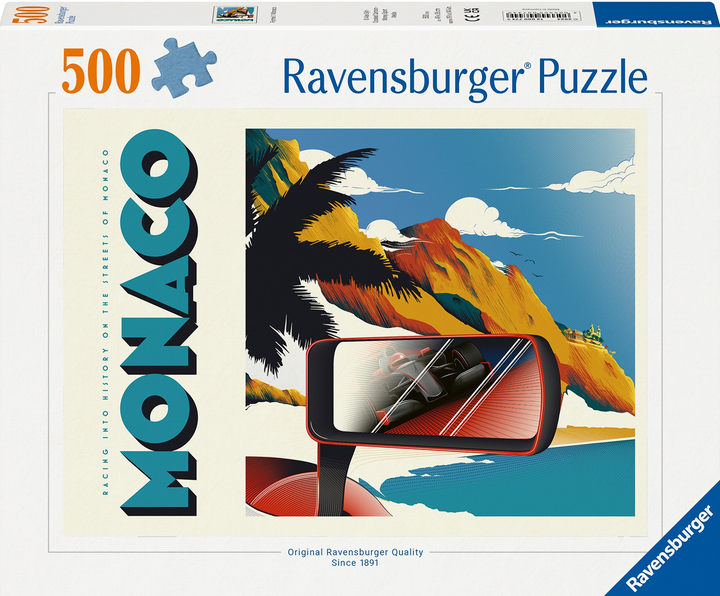 Пазл Ravensburger Привіт з Монако 500 елементів 12000774 (4005555007746) - зображення 1