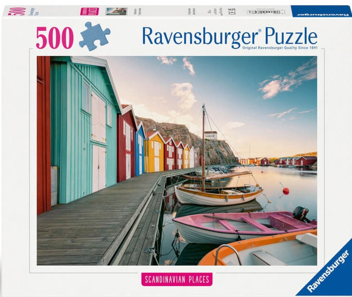 Пазл Ravensburger Пристань для човнів у Смогені 500 елементів 12000847 (4005555008477) - зображення 1