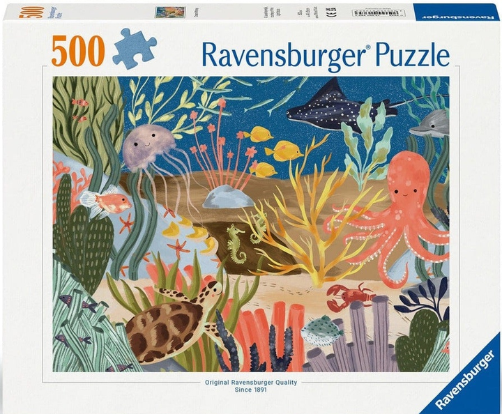 Пазл Ravensburger Океанічна фантазія 500 елементів 12001385 (4005555013853) - зображення 1