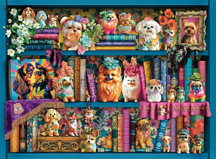 Пазл Ravensburger Precious Porcelain Pups 500 елементів 12001466 (4005555014669) - зображення 2