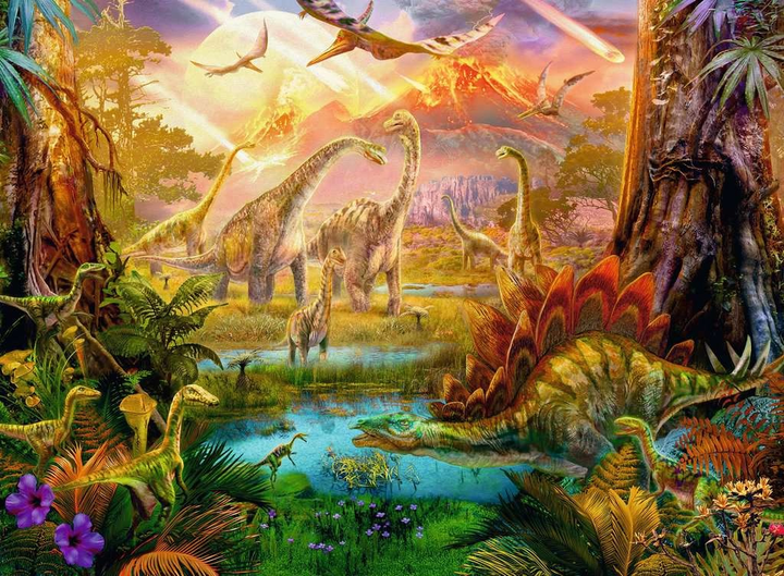 Пазл Ravensburger Світ динозаврів 500 елементів 12000238 (4005555002383) - зображення 2