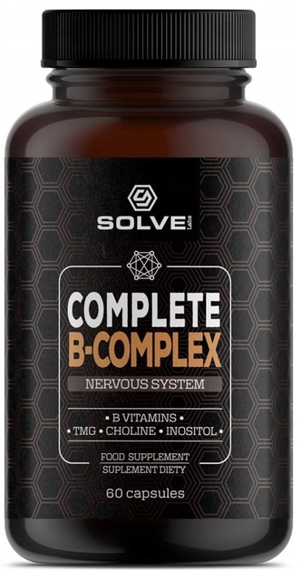 Suplement diety Solve Labs Complete B-Complex 60 kapsułek (5903293767801) - obraz 1
