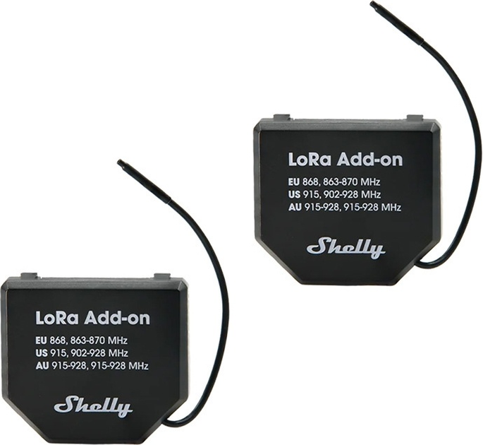 Inteligentny przekaźnik Shelly LoRa Add-on dla Gen 3/4 2 szt. (3800238071677) - obraz 1