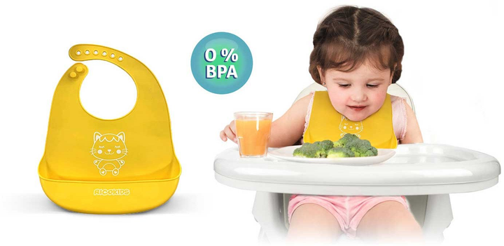 Krzesełko do karmienia Ricokids Milo 3 w 1 Szare + Śliniaczek (5903890632267) - obraz 5