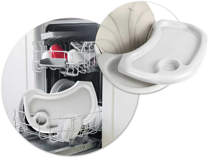 Krzesełko do karmienia Ricokids Milo 3 w 1 Szare + Śliniaczek (5903890632267) - obraz 11