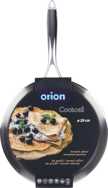 Patelnia do naleśników Orion Cookcell stalowa 29 cm (8592381176051) - obraz 11
