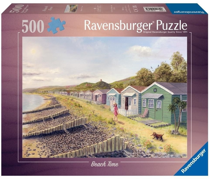 Пазл Ravensburger Час на пляжі 500 елементів 12001253 (4005555012535) - зображення 1
