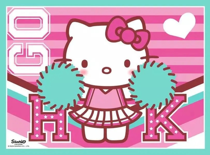 Zestaw puzzli Ravensburger Hello Kitty 4 w 1 12 + 16 + 20 + 24 elementów 12004158 (4005555041580) - obraz 3